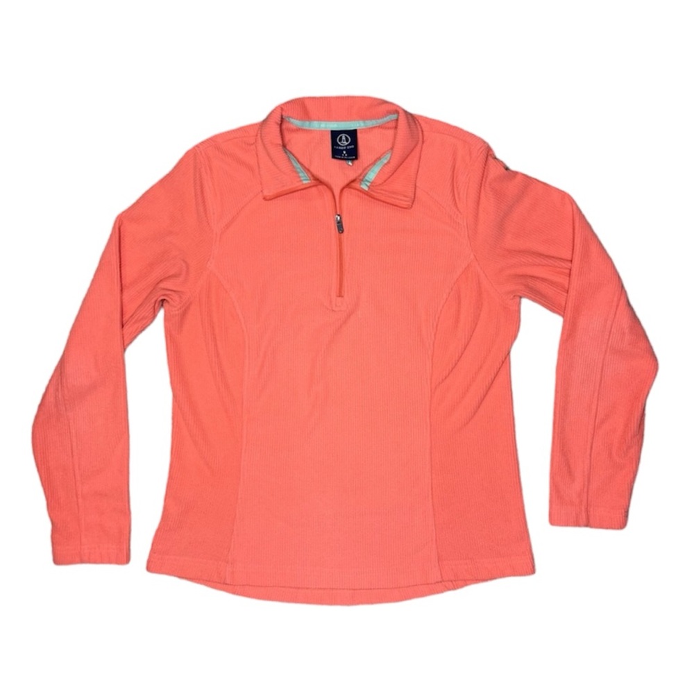 Lands’ End fleece 1/4 zip pullover
